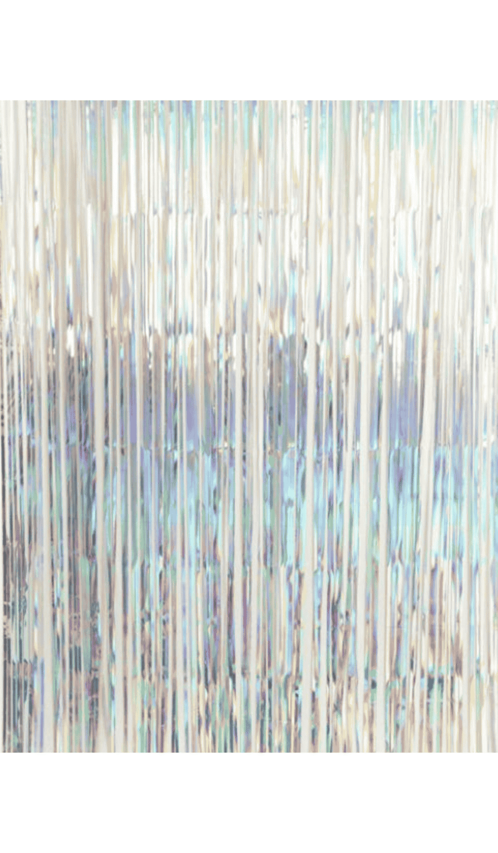 Foil Door Curtain Party Decoration Metallic Shimmer Rainbow Iridescent