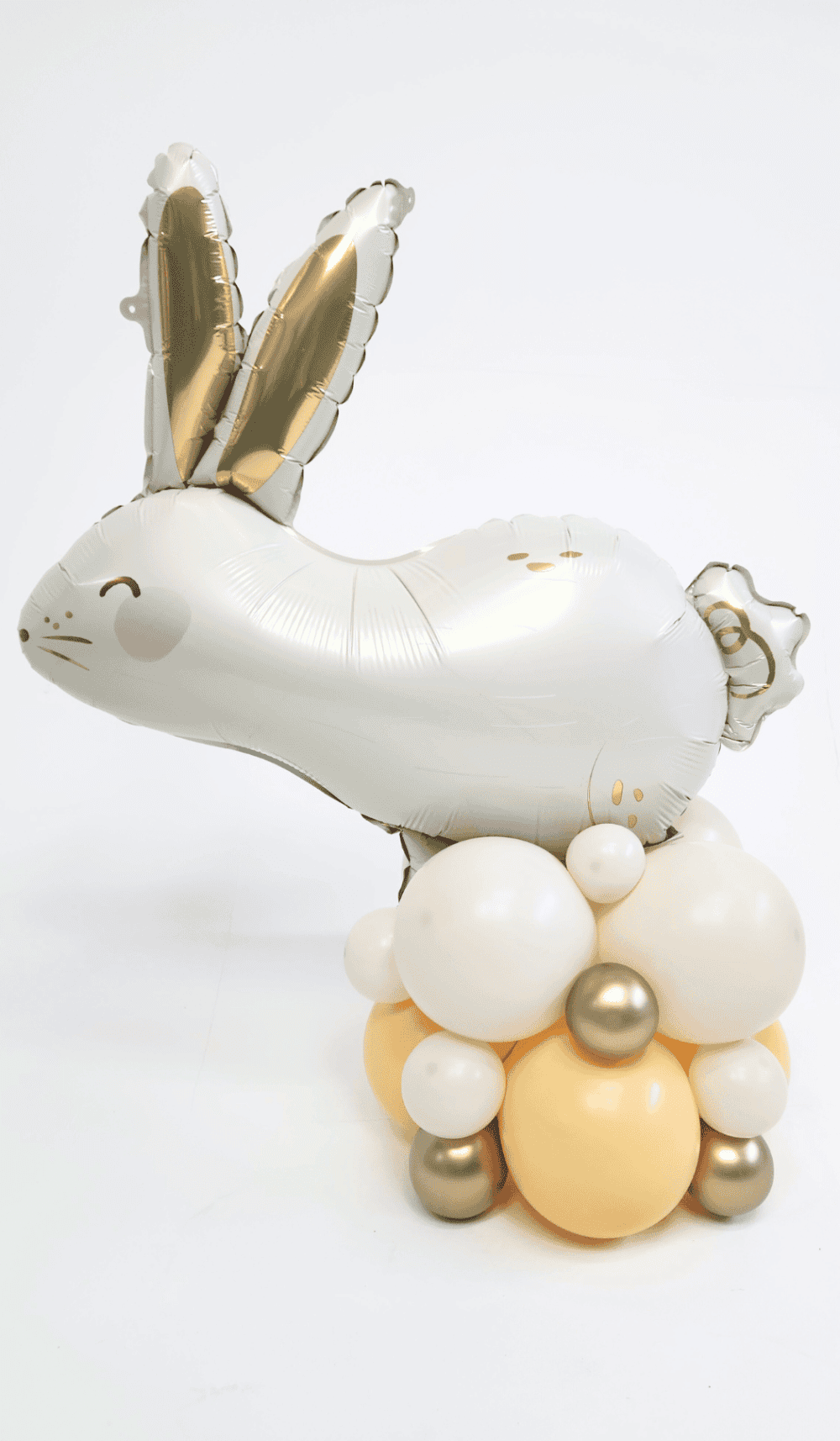 Organic Balloon Cluster Easter Bunny