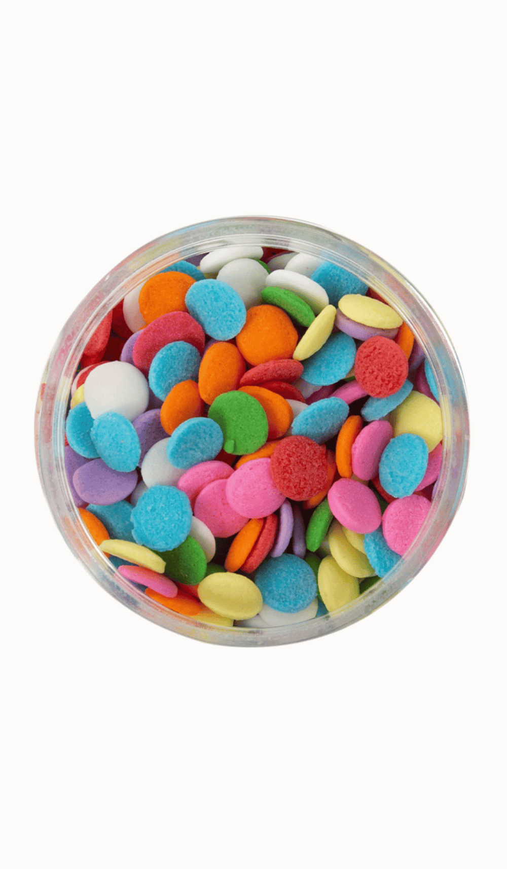 Sprinks Big Bright Rainbow Confetti Cake Decorating Sprinkles 60gm Jar