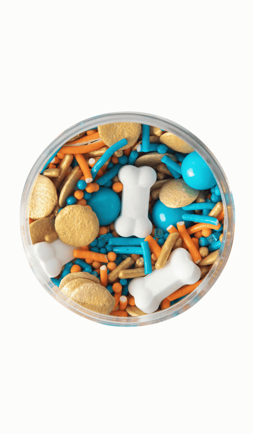 Sprinks Blue Dog Bones Cake Decorating Sprinkles 65gm Jar