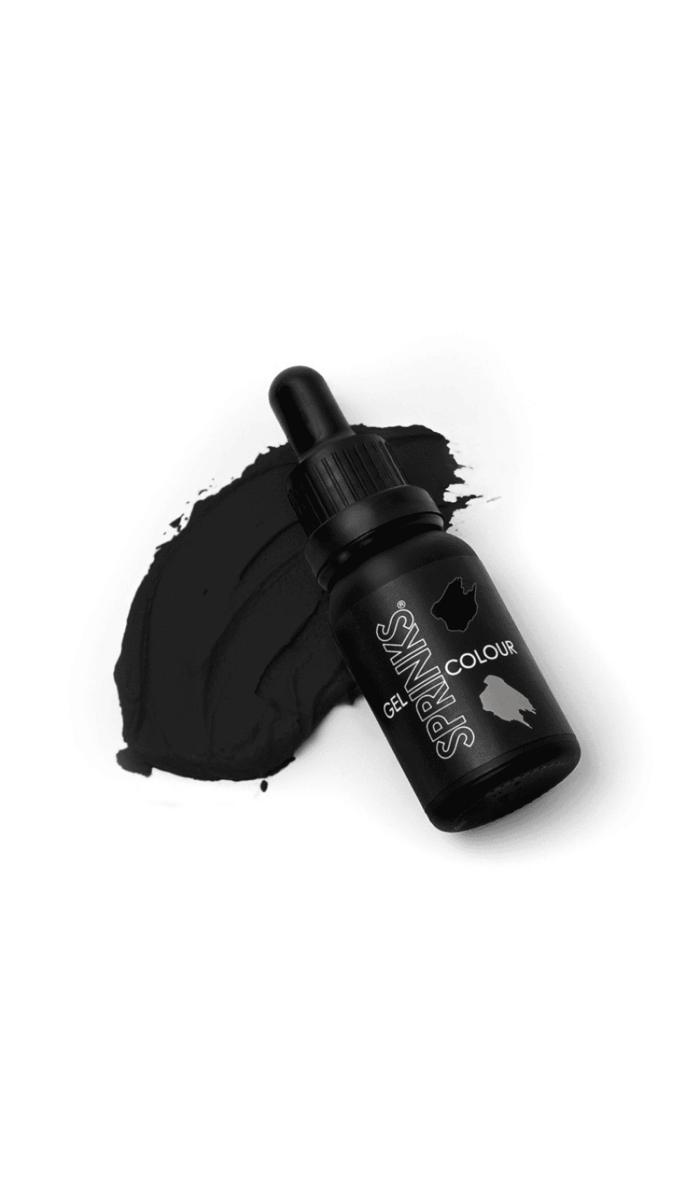 Sprinks Gel Colour Black 15ml bottle
