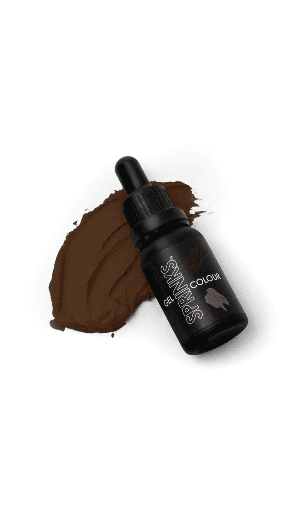 Sprinks Gel Colour Brown 15ml bottle