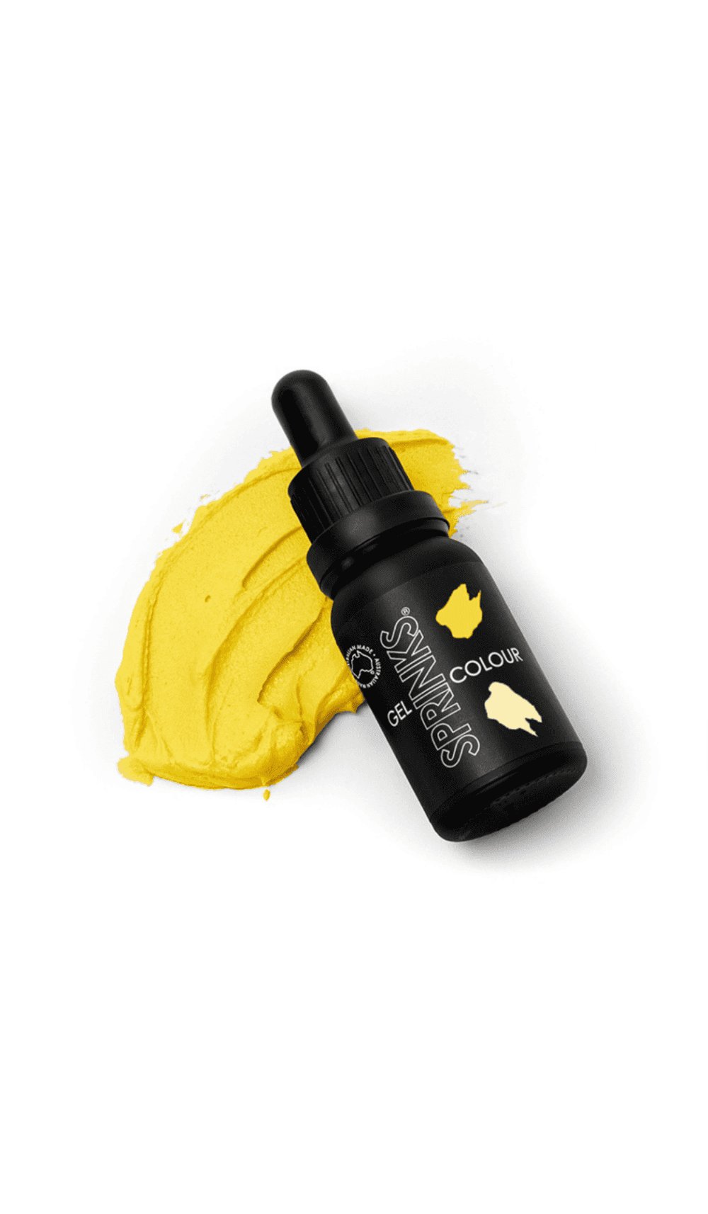 Sprinks Gel Colour Chick Yellow 15ml bottle