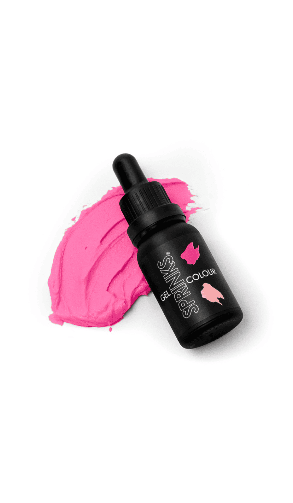 Sprinks Gel Colour Hot Pink 15ml Bottle