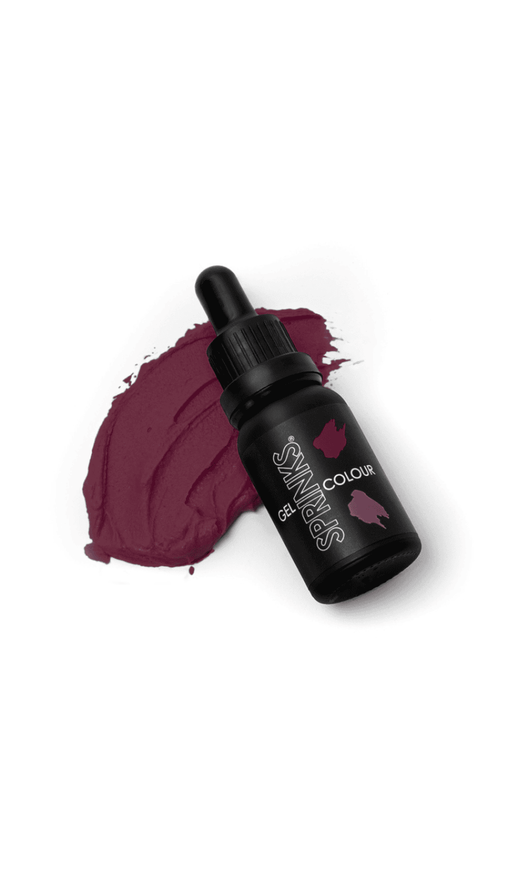 Sprinks Gel Colour Maroon 15ml bottle