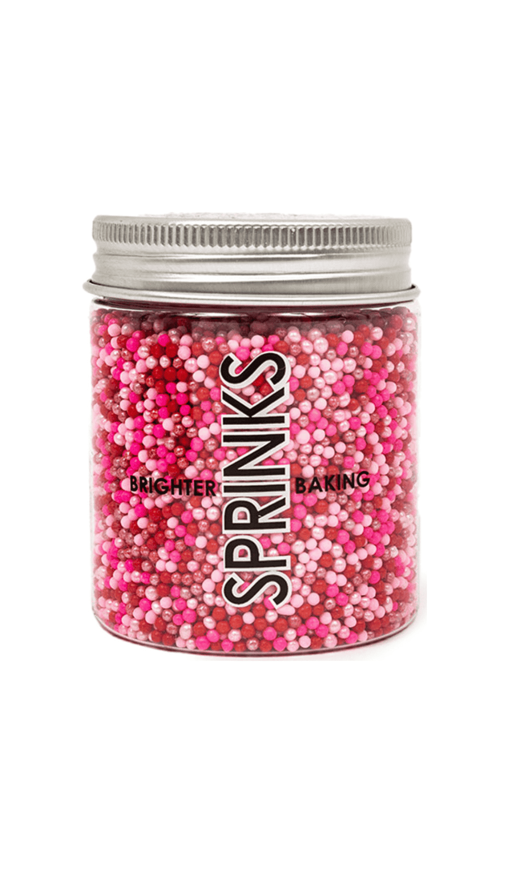 Sprinks Pink Red Love Me Blender Nonpareils Sprinkles Cake Decorating 65gm Jar