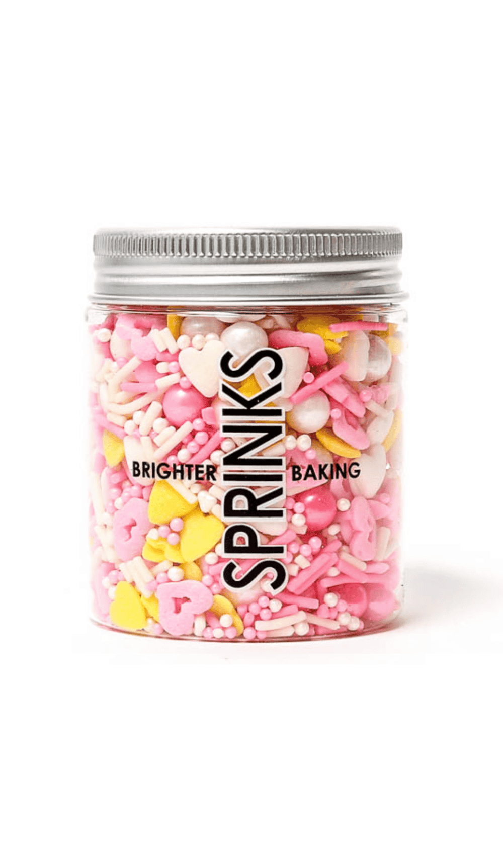 Sprinks Ooh Baby Pink White Yellow Sprinkles Cake Decorating 60gm Jar