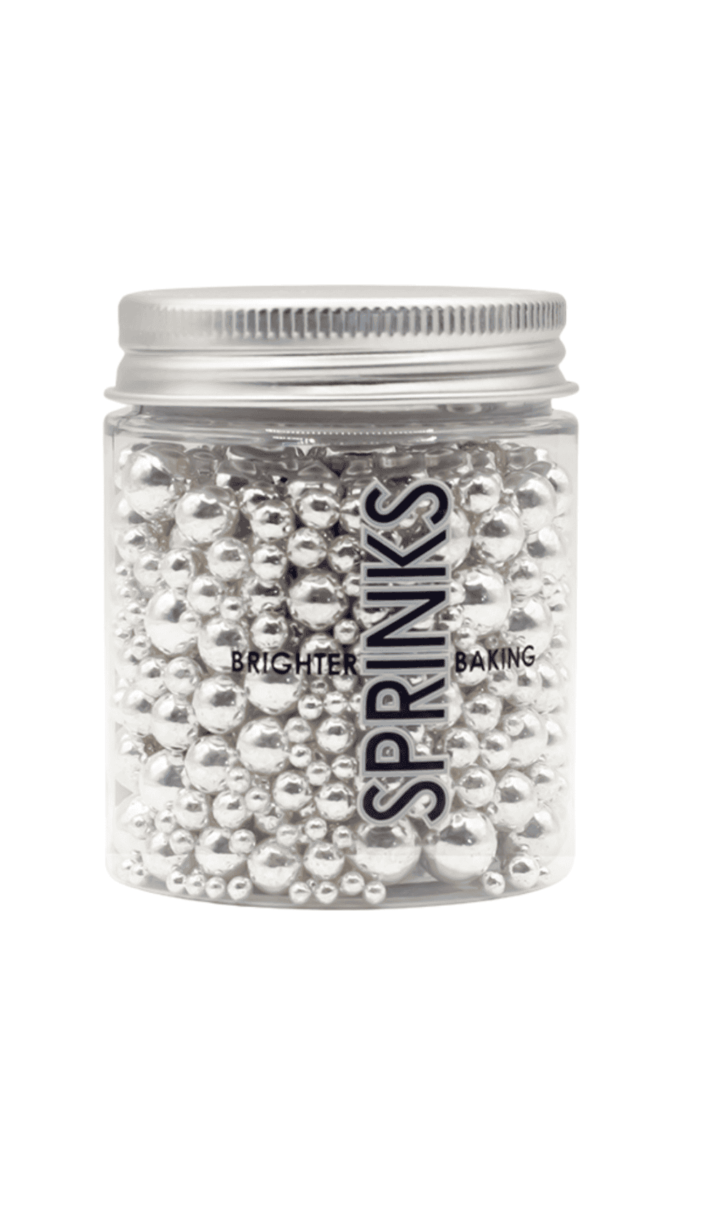Sprinks Bubble Silver Cake Decorating Sprinkles 75gm Jar
