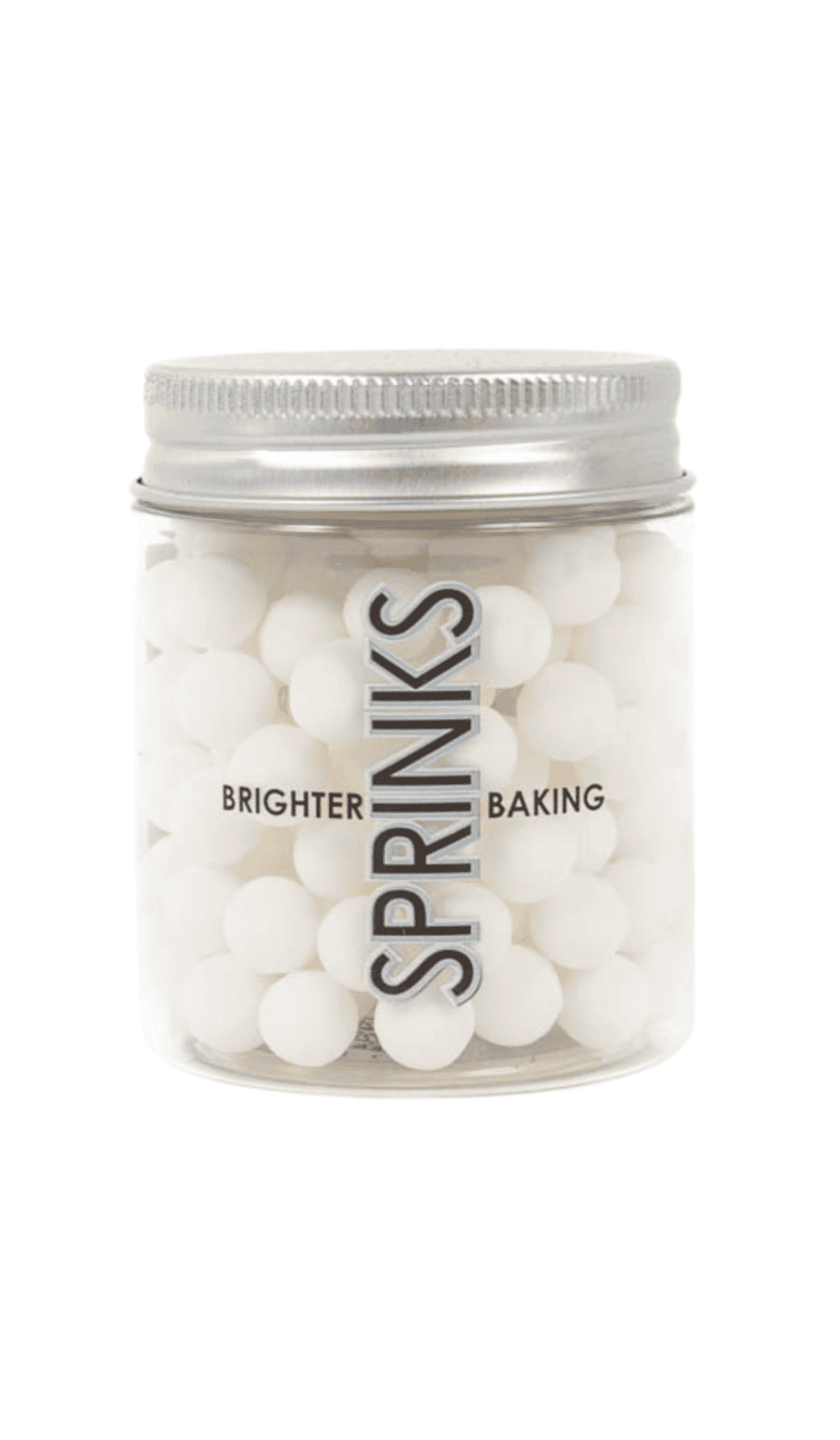 Sprinks White Cachous Sprinkles Cake Decorating
