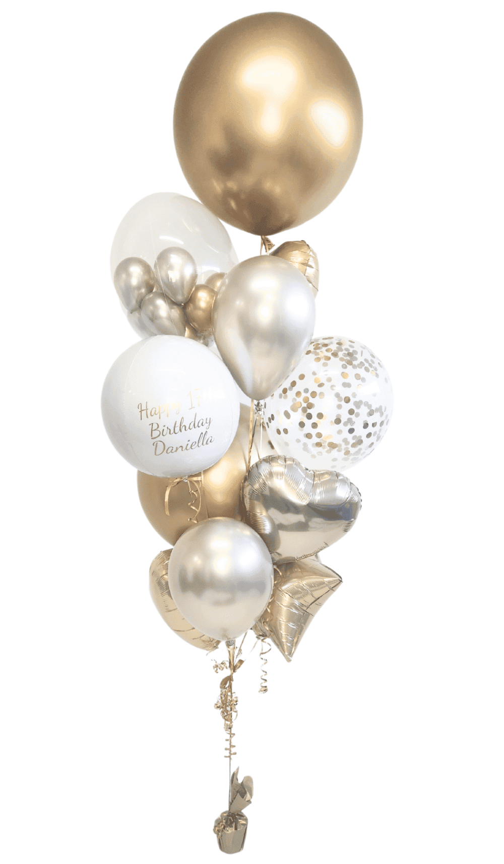 Premium Jumbo Helium Balloon Bouquet Personalised