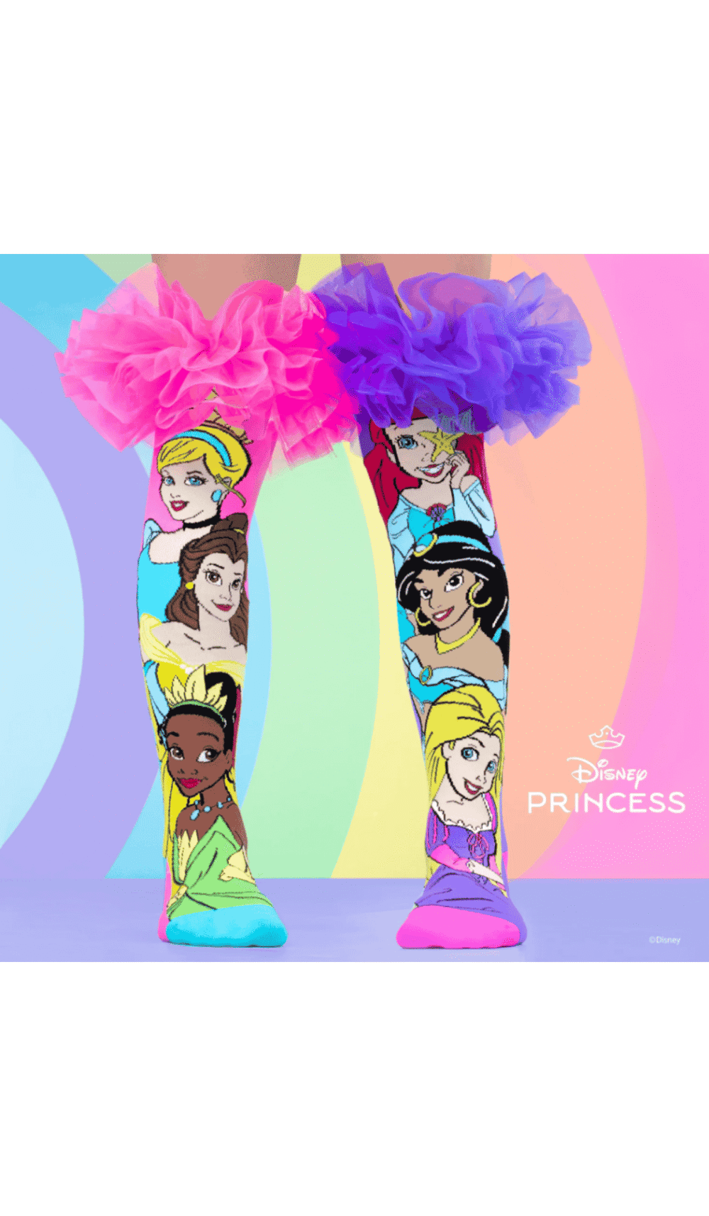 Madmia Disney Princess novelty kids socks