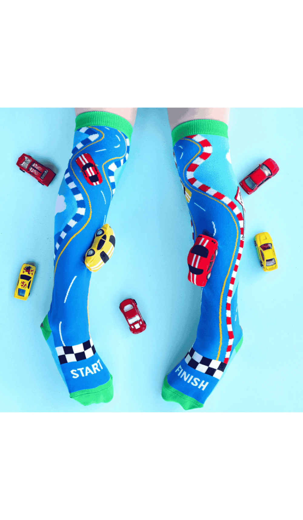 MADMIA racing car novelty socks kids