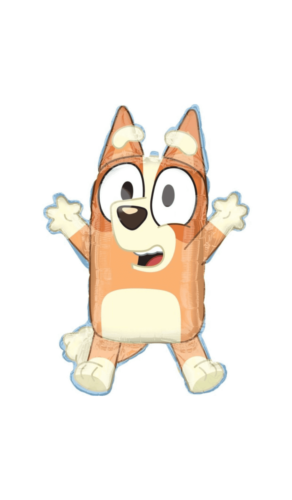 Bingo shape foil balloon Bluey