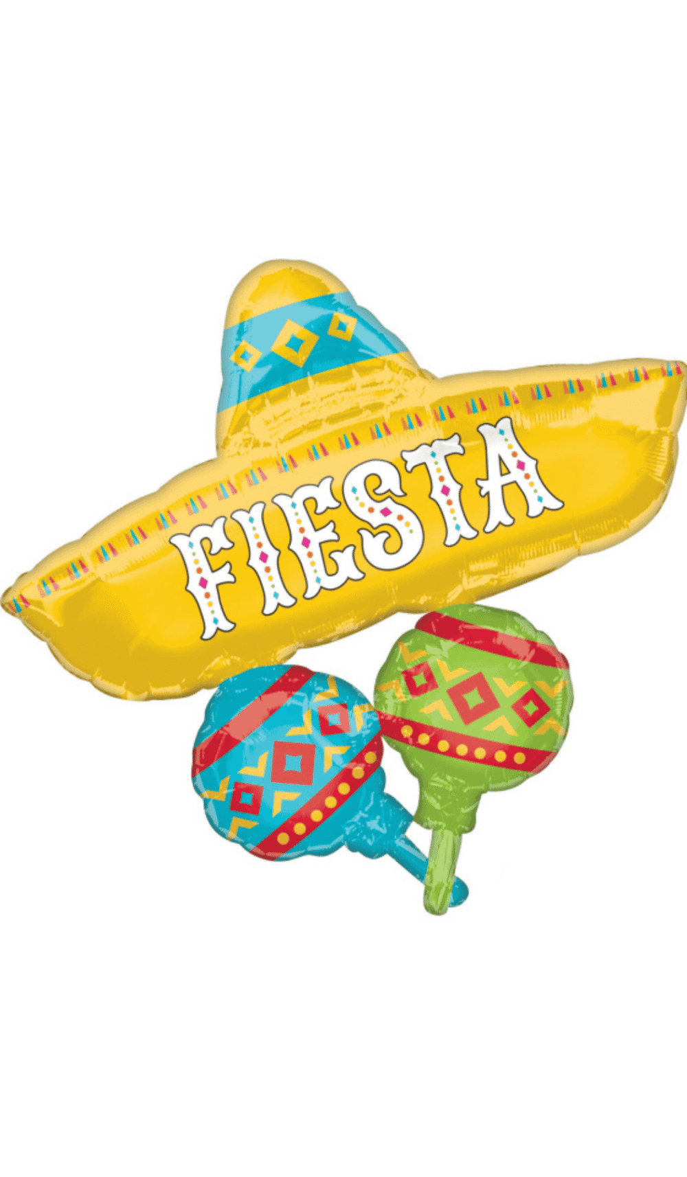 Fiesta Sombrero Foil Balloon Shape