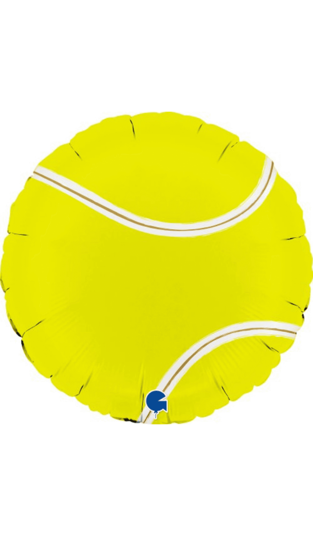 Yellow Tennis Ball Round Foil Balloon