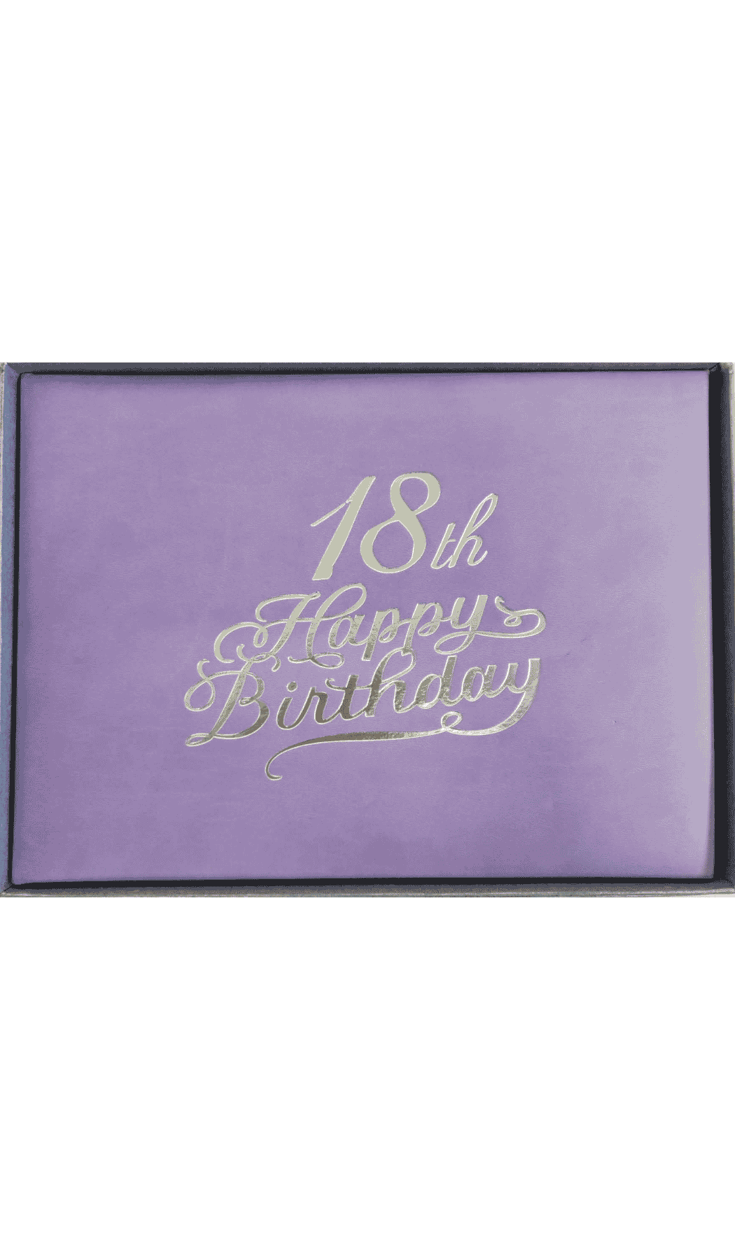 Guest Book Keepsake Happy 18th Birthday Mauve