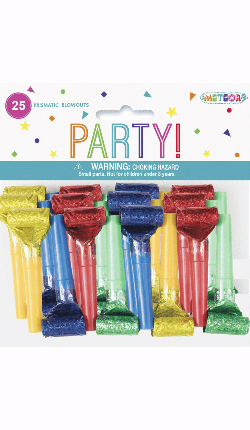 Party Blowouts Prismatic Pack of 25