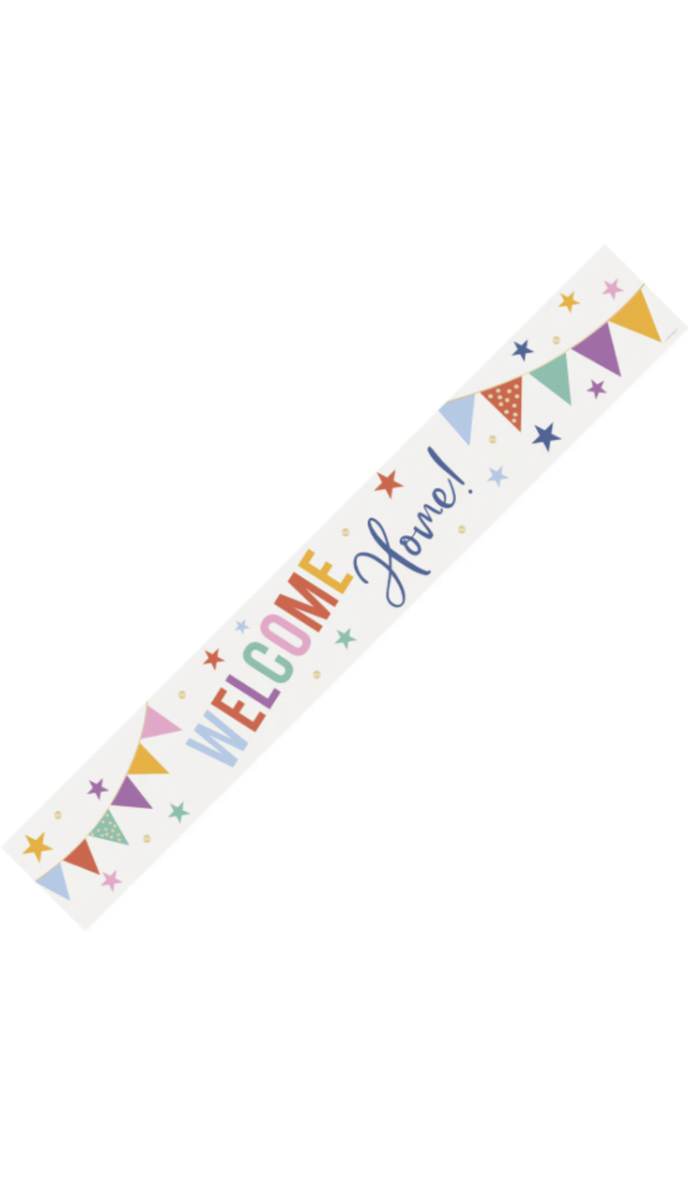 Welcome Home Foil Banner Decoration