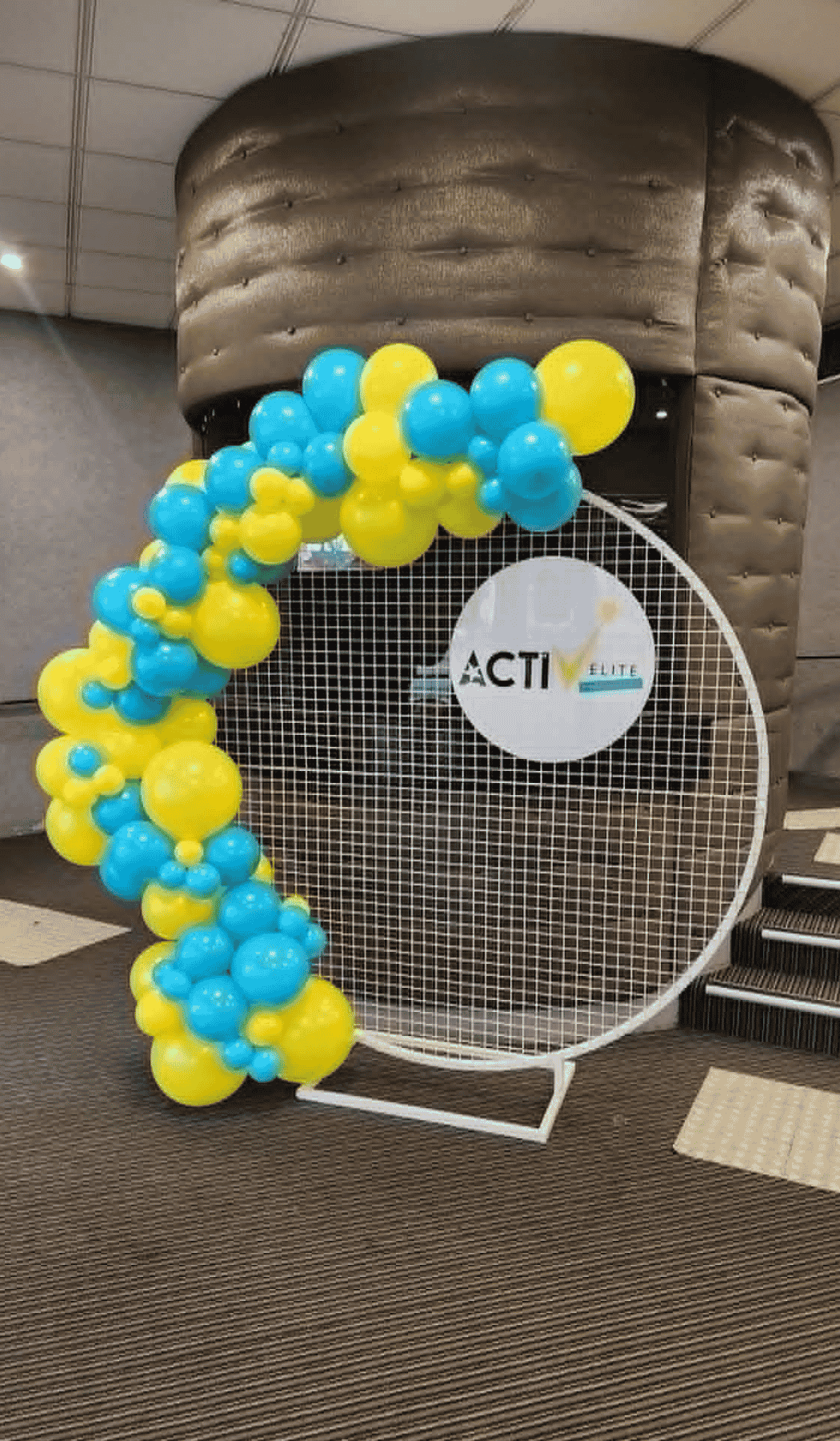 Organic Balloon Garland Party Backdrop Hoop Hire