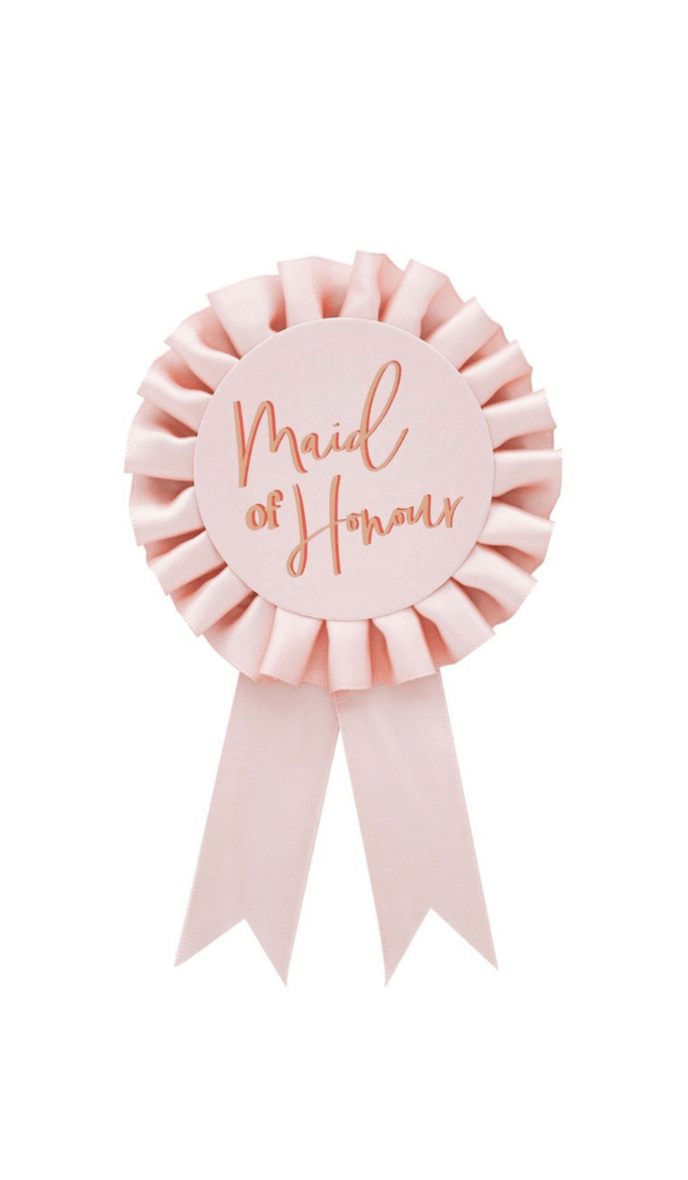 Maid of Honour Badge Rosette Hens Party