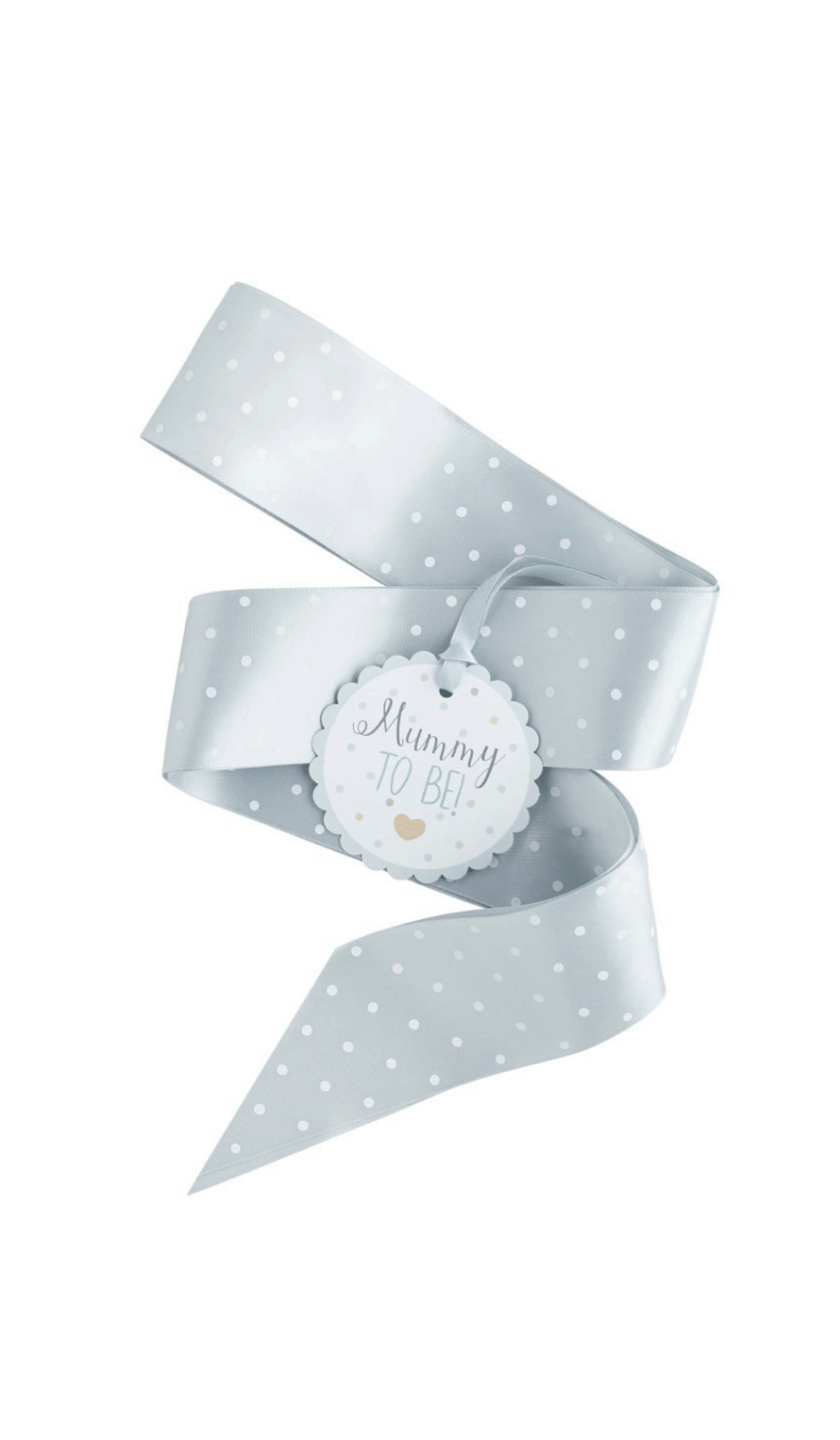 Mummy To Be Ribbon Sash Mint Baby Shower
