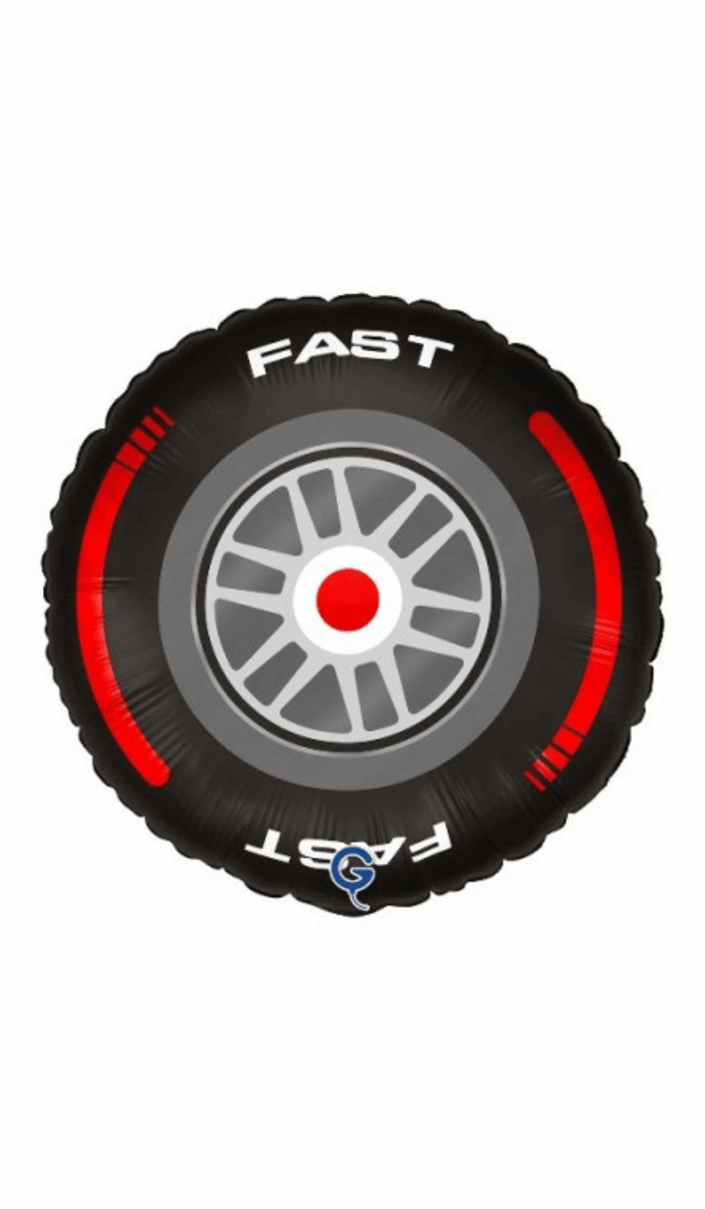 Race Car Tyre Wheel Foil Balloon
