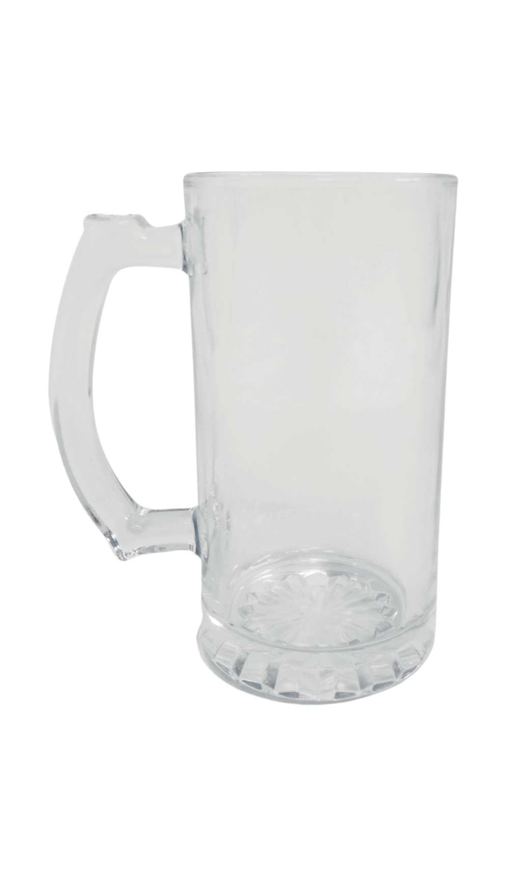 glass stein mug plain straight engravable 500ml