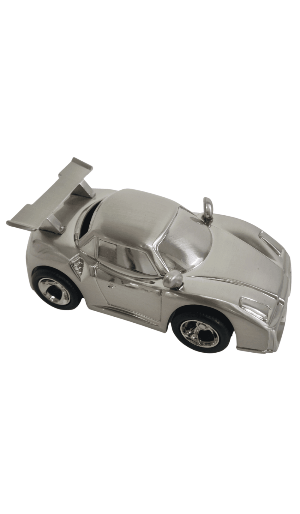 pewter baby gift race car money box