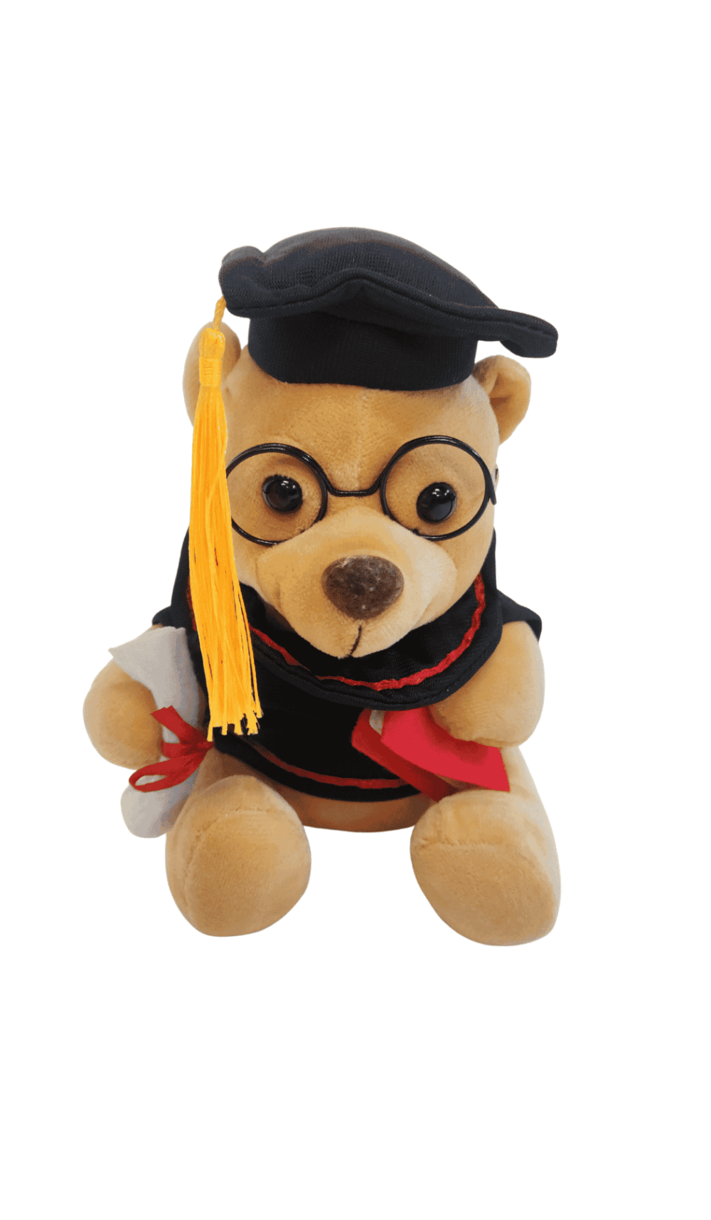 Graduation Bear Plush 18cm Glasses Cap with Tassel