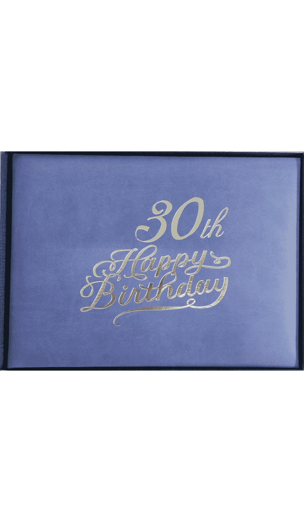 Guest Book Keepsake Happy 30th Birthday Mauve