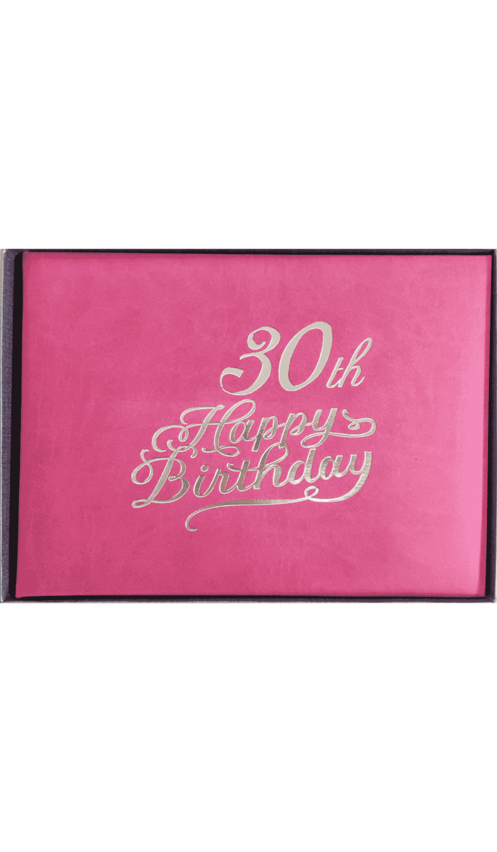 Guest Book Keepsake Happy 30th Birthday Pink